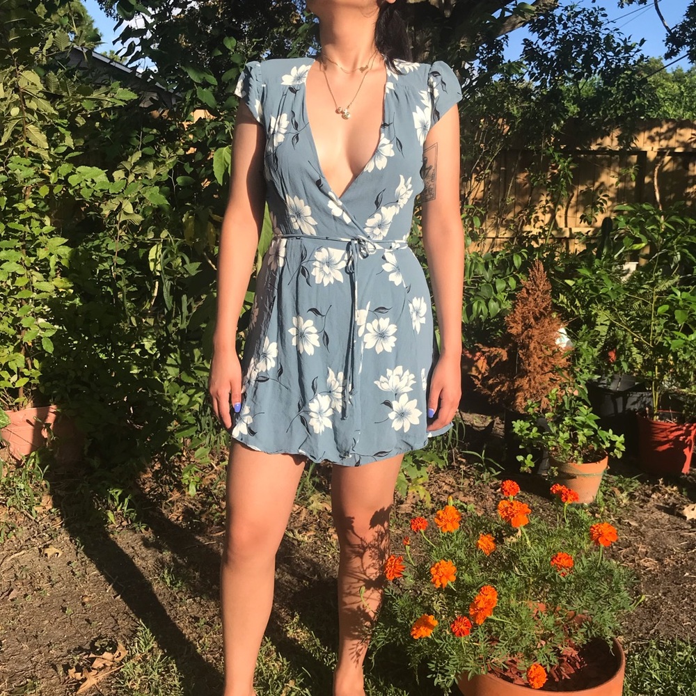 Reformation wrap dress